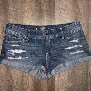 Hollister jean shorts